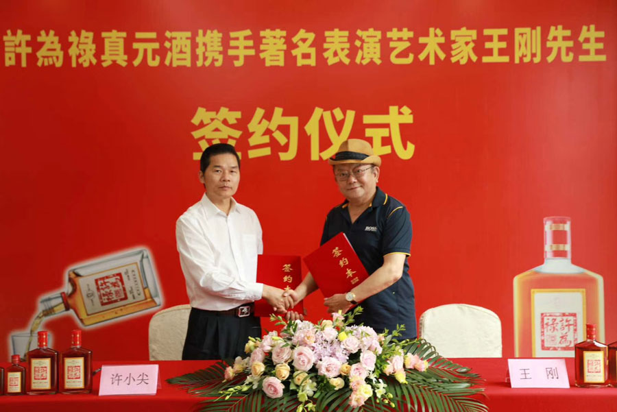 王刚代言的许为禄真元酒